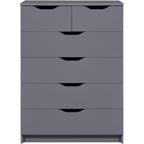 Cassettiera Silenzia 2S4S Grigio 81,5 x 40 x 112,5 cm (1/5)