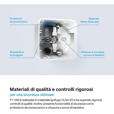 Presa WiFi Tapo P110M Con Matter – Monitoraggio Consumi, 16A, Controllo Remoto, Compatibile Alexa E Google Home - 4