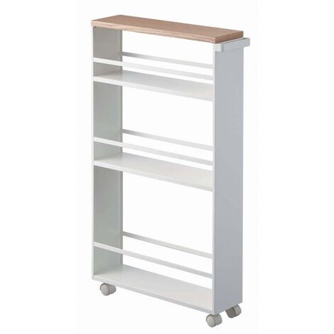 yamazaki Tower Carrello Cucina, Lega di Acciaio, Bianco, Taglia Unica (1/5)