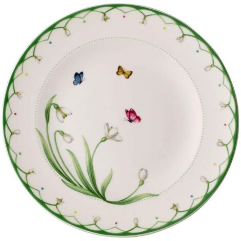 Villeroy & Boch Colourful Spring, Piatto da Dessert, Bianco Multicolore, 22 cm (1/5)