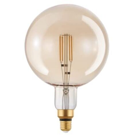 Calex Lampadina LED Dimmerabile E27 G125 Nero Oro 3,5W 80lm 1800K - Foto 9