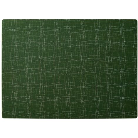 APS 60585 - Tovaglietta in silicone, lavabile, antimacchia e antiscivolo, 45 x 33 cm, 1 pezzo, colore: Verde scuro (1/5)