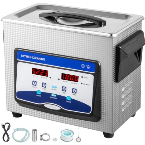 LBLFEBD Pulitore A Ultrasuoni 6 Litri Per Vinili – 180W, 40kHz, Riscaldatore 400W, Rotazione Automatica, Per 1-6 Dischi - 2