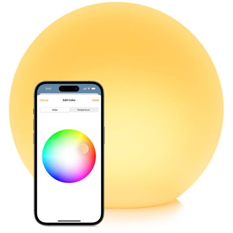 Eve Flare - Lampada LED portatile intelligente con tecnologia Apple Home, resistenza all'acqua IP65 e ricarica wireless, Bluetooth & Thread (1/4)