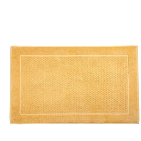 Caleffi - Tappeto-bagno Sirena 100% Cotone Tinta Unita CM. 70x130 Giallo