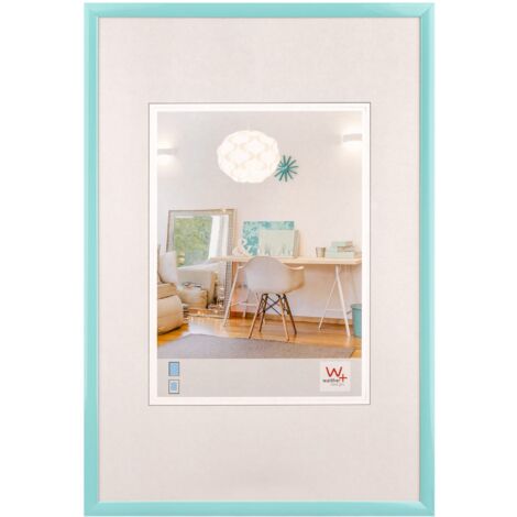 walther design New Lifestyle KV015U - Cornice in materiale plastico, 10 x 15 cm, turchese