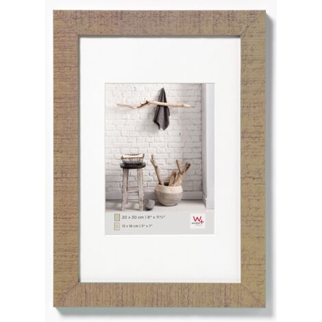 walther design beige 30 x 45 cm con passe-partout, Cornice in legno per la casa HO045C