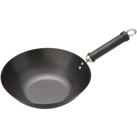 Kitchen Craft Oriental Wok Padella, Carbonio, Nero (1/5)