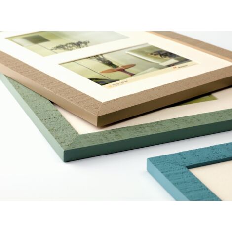 walther design cornice bianco polare 3x 10x15 cm galleria con passe-partout, Home Cornice in legno HO315V