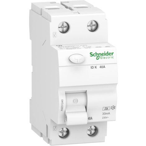 Schneider Electric Interruttore Differenziale ID K Bianco 40 A 230 V
