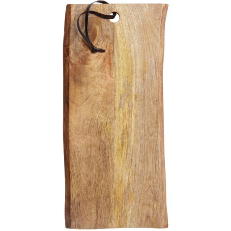MasterClass Tagliere grande in legno di mango rustico, 23 x 50 cm (9" x 19,5"), marrone (1/4)