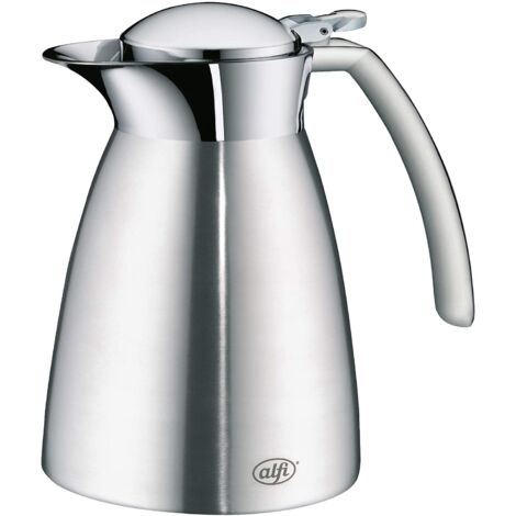 alfi GUSTO TT 0,40l, caraffa isolante in acciaio, coperchio mobile, caldo per 12 ore, freddo per 24 ore, caraffa thermos durevole, ottima caraffa da caffè, caraffa da tè, per lavastoviglie, senza BPA (1/5)