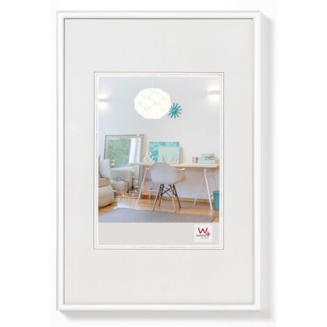 walther design Cornice Bianca 60 x 90 cm New Lifestyle Cornice in plastica KV090W