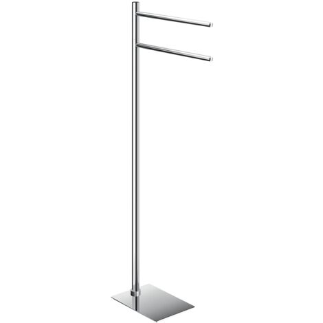 Gedy Supporto Asciugacapelli Fuji In Acciaio Inox: Porta Phon Da Parete, Cromo Lucido, Fissaggio A Vite O Biadesivo - 2