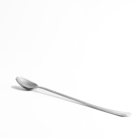 zanetti Set 12 Cucchiaini da Bibita 20 cm in acciaio inox 18/C, Modello Leonardo, acciaio lucido e resistente, confezione da 12 pezzi, made in Italy (1/3)