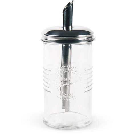 Salino Excelsa Old Fashion Dosa - In Vetro 100 Ml, Tappo Acciaio, Design Vintage - Foto 8