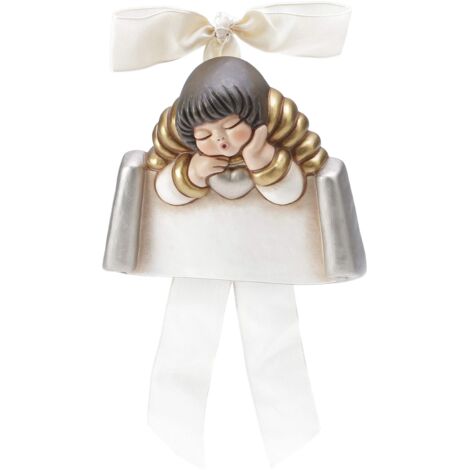 Piccola Lilla, Orsetta Di Peluche Bianco Con Vestito E Fiocco (35cm), Bukowski Design AB