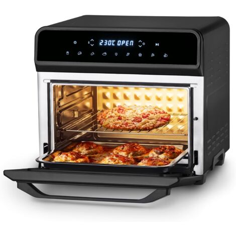 Ufesa Magnum Friggitrice ad Aria XXL, Air Fryer da 23 L, Doppia Resistenza, 8 Programmi, Girarrosto, 1800W, Controllo Digitale, Temperatura 230ºC, 6 Accessori Inclusi, Corpo In Metallo