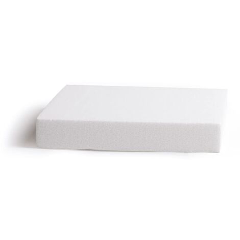 Decora Base Per Torte In Polistirolo – 20x10 Cm, Bianca, Per Torte False O A Piani