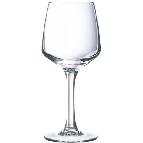 Arcoroc Linéal Calice Rosso, Bicchiere da Vino, Vetro, Trasparente (1/2)