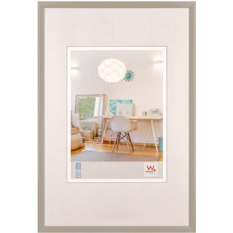 walther design New Lifestyle KV130T - Cornice in materiale plastico, 21 x 29.7 cm (DIN A4), rosa