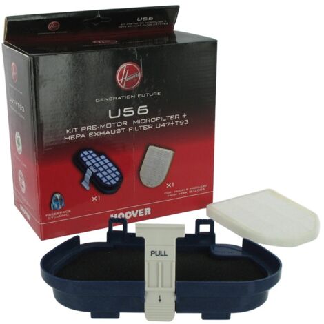 Hoover - U47 Kit filtri per cassetta ciclonica: 1 microfiltro