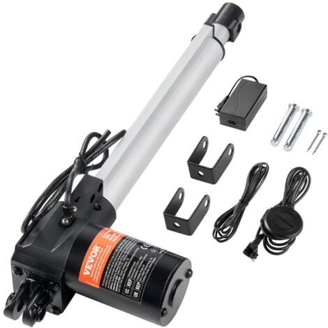 Attuatore Lineare Elettrico, 6000N/1320LBS Attuatori Motore Elettrico Corsa 200mm, Per Poltrona Reclinabile TV Lettino Da Massaggio Divano Elettrico ( 24V