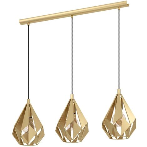 Eglo Embleton Lampada A Sospensione Industriale – Stile Vintage In Acciaio Rame Anticato, Diametro 30.5 Cm, Attacco E27, Senza Lampadina - 5