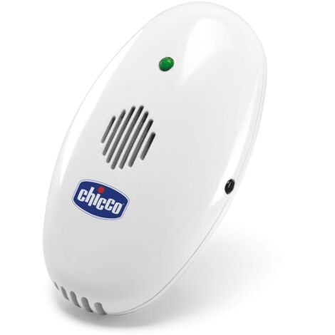Chicco Dispositivo Anti-zanzare Neonati Portatile, a Ultrasuoni, Silenzioso ed Ecologico, Raggio di Efficacia 3m, Non Emette Sostanze Chimiche, con Pratica Clip, Batteria Inclusa, Bianco (1/4)