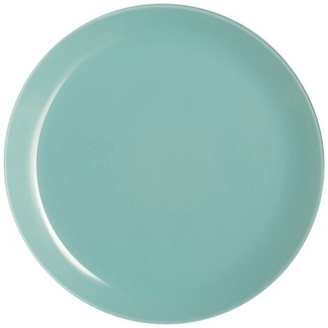 Luminarc Arty Soft Piatto Piano, Verde Acqua, 26x26x2 cm (1/3)