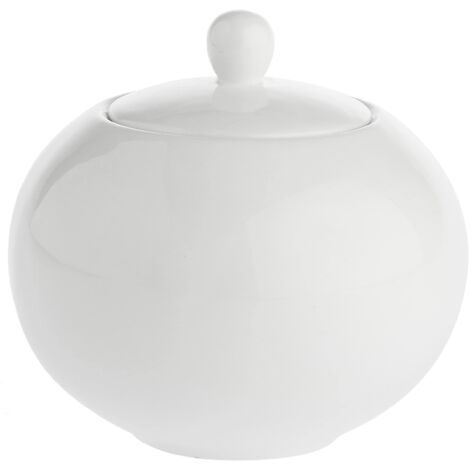 Barattolo Zucchero In Porcellana La Porcellana Bianca, Linea Conserva, Capacità 1,1L, Con Illustrazione Country Toscano E Tappo Ermetico - 3