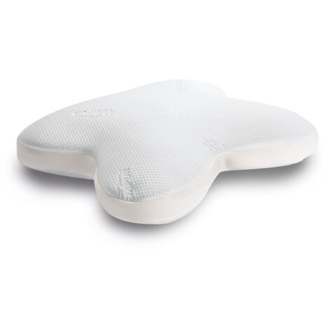 TEMPUR Ombracio cuscino per dormire, cuscino ergonomico a forma di stella per le persone che dormono sulla pancia, sensazione medio-rigido, 60 x 50 x 10 cm