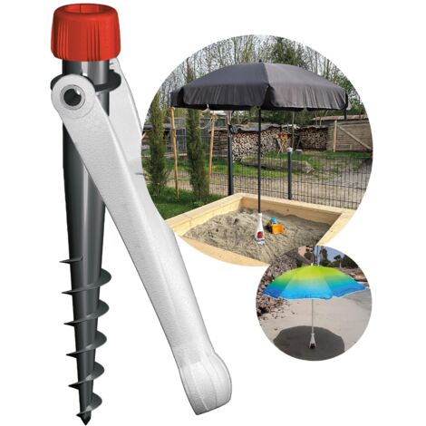 Base Per Ombrellone InfiniPower, Diametro 50,8 Cm, Capacità 22,7 Kg. Riempibile Con Acqua O Sabbia. Adatta A Pali 38-48 Mm, Nera. - 3