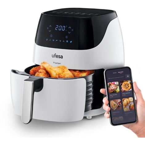 Ufesa AF5000 Phantom Smart Control WIFI : capacité XL, 80 à 200°C, APP