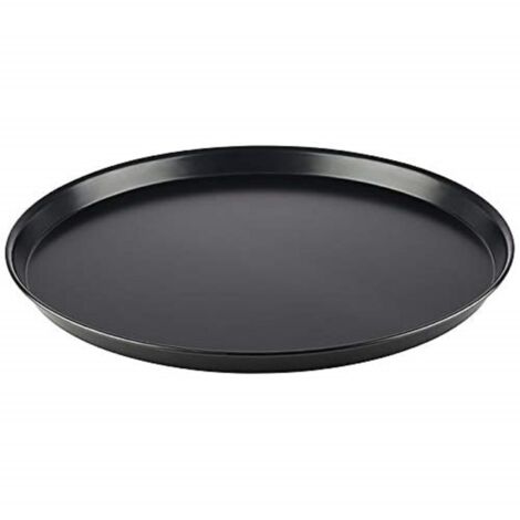 APS Piatto per pizza rotondo Ø 50/48,4 x 2,5 cm - vassoio per pizza in piatto blu, non rivestito, lunga durata, per la cottura professionale della pizza (1/5)