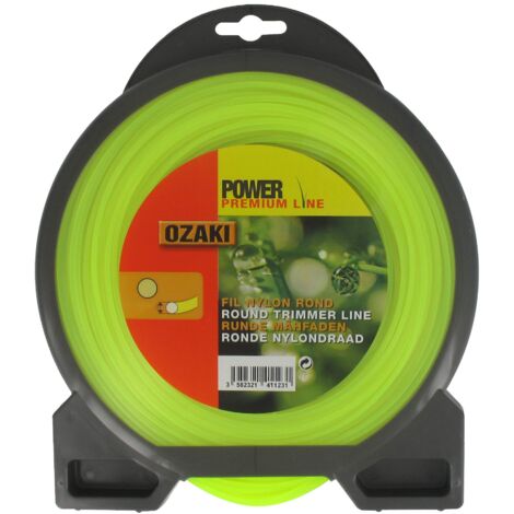 Filo Tagliaerba Nylon Rotondo Con Alluminio 2,4 Mm - Ratioparts (Rotolo Da 0,29 €/m)