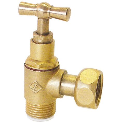 SOMATHERM FOR YOU - WC rubinetto staffa a staffa in ottone M12 / 17 (3/8 '') - Dado Prigioniero 12/17 (3/8 '')