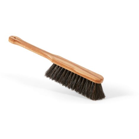 Perfetto Eco, Midnight 0002C, Spazzola Ecologica in Crine e Manico in Legno, Naturale, 34 cm (1/2)