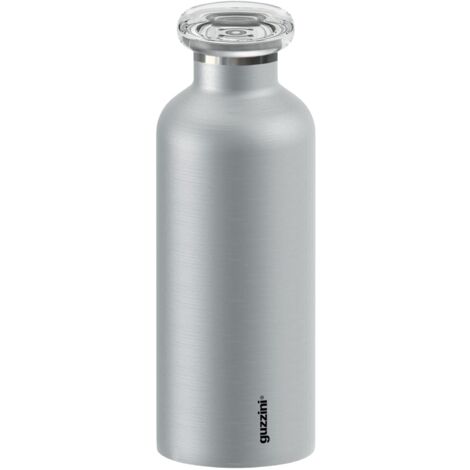 Guzzini - On The Go, ENERGY Bottiglia Termica da Viaggio - Argento, Ø 7,3 x h21,2cm 500 cc - 11670063 (1/5)