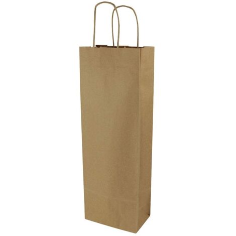 Bodenbeutel, Papiertüte 0,5 ltr. 14 x 22 cm Kraftpapier, braun