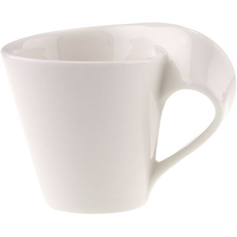 Villeroy & Boch NewWave Tazzina per Espresso, 80 milliliters, Porcellana Premium, Bianco (1/5)