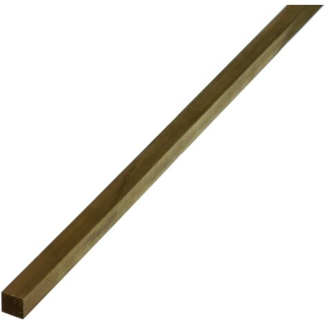 Alberts 471019 Barra quadrata, acciaio, 1000 x 6 x 6 mm