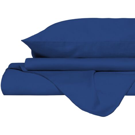 Copripiumino Matrimoniale Tennis Blu 260x240 Cm - Set In Microfibra Morbida Con 2 Federe 50x80 Cm - Cerniera Nascosta E Legacci Angolari - 3