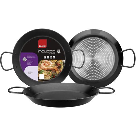 Padella Per Paella Smaltata 34cm | Per 6 Porzioni | Ideale Per Cucina - Foto 12