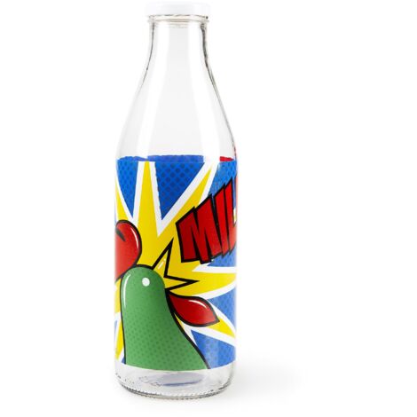Excelsa Kellogg'S Bottiglia Latte, 1 Litro, Vetro (1/2)
