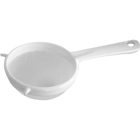 Colino Fackelmann | Plastica Bianca | 7 Cm | Per Zucchero A Velo, T&egrave; E Filtraggio