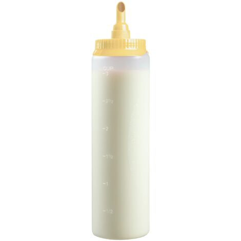 Bestron dispensatoreper impasto, dosatore per impasto da 700 ml, per crepes, poffertjes, pancake, waffle, muffin o ciambelle, colore: Giallo (1/4)