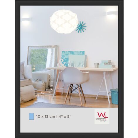 walther designCornice per foto nera 10 x 13 cm Cornice in plastica New Lifestyle KV113B