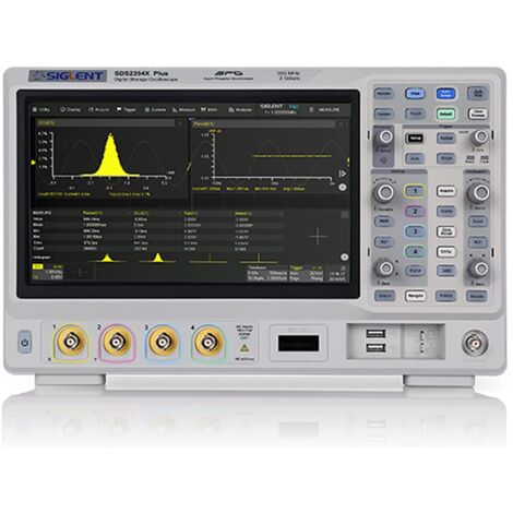 SIGLENT SDS2000X Series Plus Oscilloscopio di fosforo digitale, 2 canali, larghezza di banda 100 MHz, 200 Mpts profondità di memoria, 10,1" Monitor