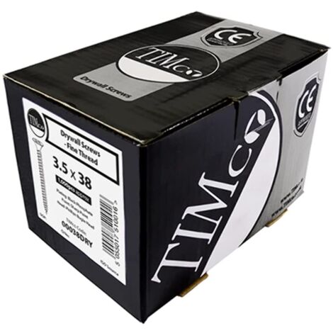 TIMco - Vite PH2 per cartongesso, colore: nero (confezione da 200), 00060DRYS (1/2)